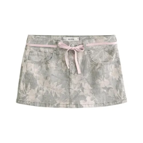 Hollister Джинсовые короткие юбки Женские