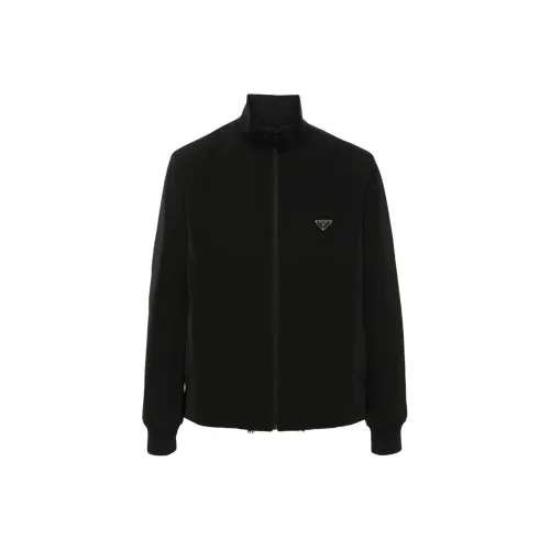 PRADA Мужские черные куртки