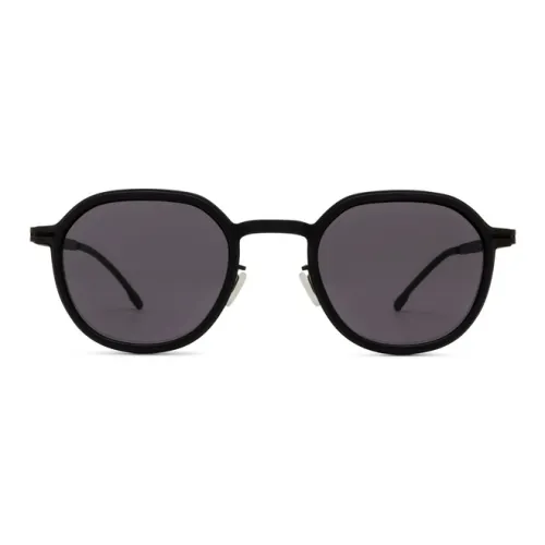 MYKITA Nylon Round Sunglasses Unisex Black