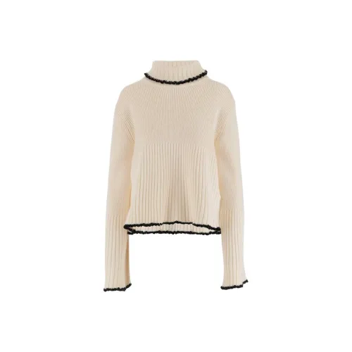 JIL SANDER Бежевые Женские Свитера