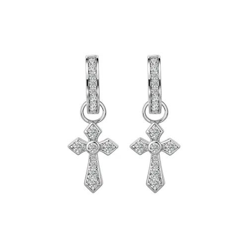 Quarqor Серьги из меди с серебряным покрытием мужские