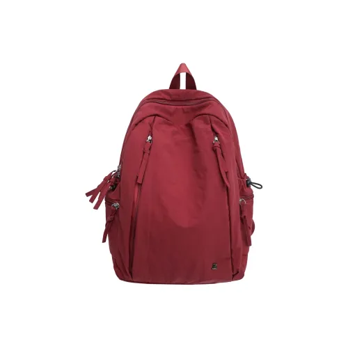 Deli Bear Нейлон Рюкзак Стандартный Унисекс Черный Белый Красный Темно-синий Розовый Хаки