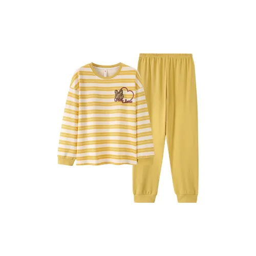 MADALLO Желтый Женские Пижамные Комплекты
