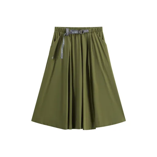 Феникс Moss Green Женская Повседневная Длинная Юбка