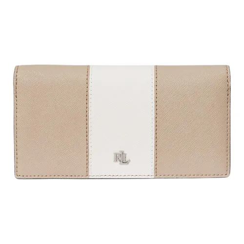 Ralph Lauren Кожа Кошелек Женские Березово-коричневый Мягкий белый