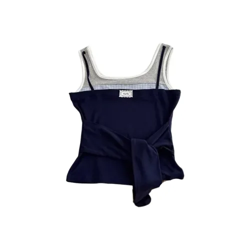 ABCMININ Темно-синие женские майки