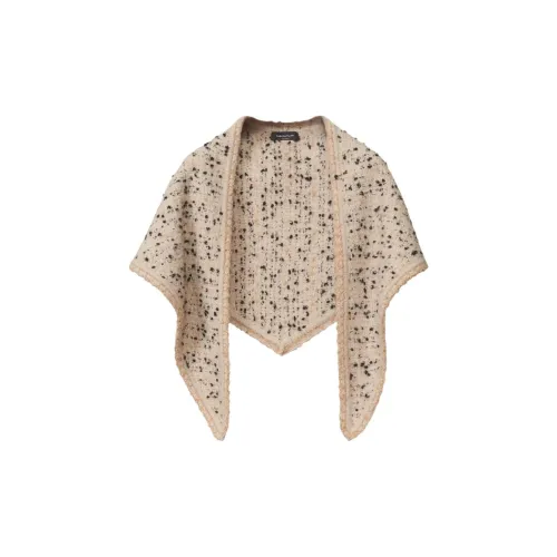 FABIANA FILIPPI Шерсть Палантины Унисекс Бежевый