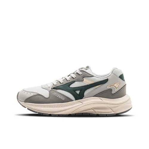 Mizuno Pi Retro Collection Низкие Беговые Кроссовки Унисекс Light Серый