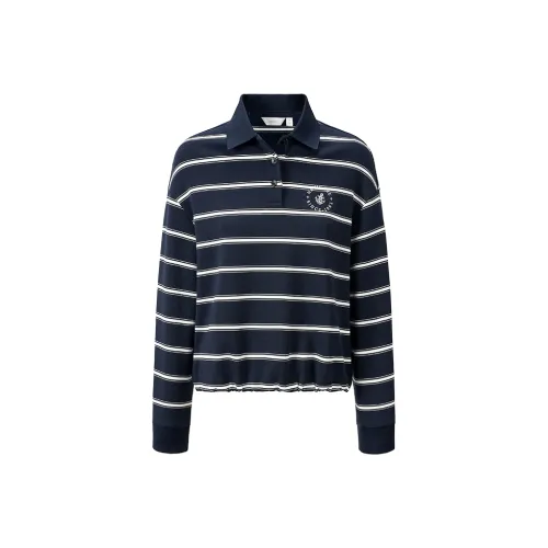 NAVIGARE Морской Синий/Белый Женские T-Рубашки