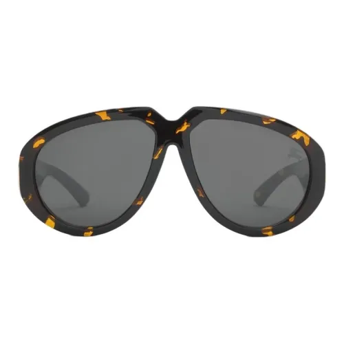 Burberry Солнцезащитные Очки-авиаторы Curve Устойчивые К Царапинам Черные Линзы С Зеркальным Эффектом 100 % УФ-защита Логотип Burberry, Принт