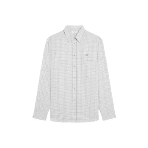 CELINE Айвори Белый Мужская Рубашка