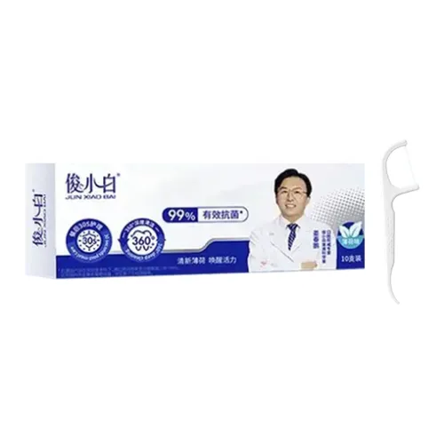 Junxiao White Защитный Independent Packaging Floss Sticks 10 шт Коробка