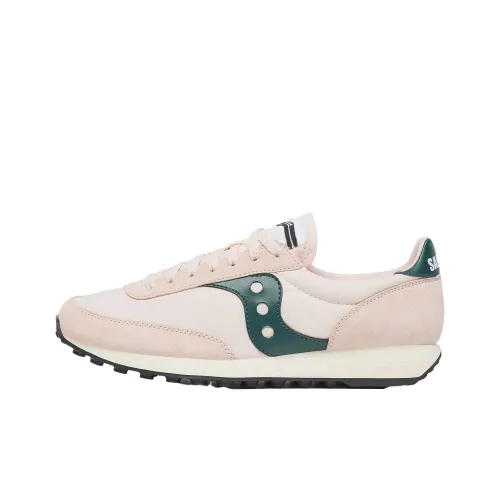 Saucony Trainer 80 Амортизация и Дышащие Беговые кроссовки Унисекс Розовые