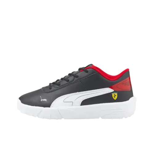 Scuderia Ferrari X PUMA Drift Cat Low Топ Детские Лайфстайл Обувь Черный Подростки