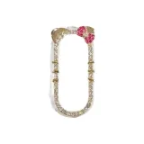 Золотой чехол с ромбовидным дизайном