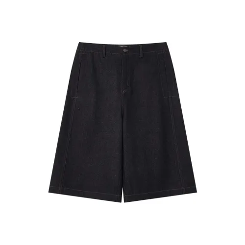 OPICLOTH Черные Унисекс Джинсовые Шорты