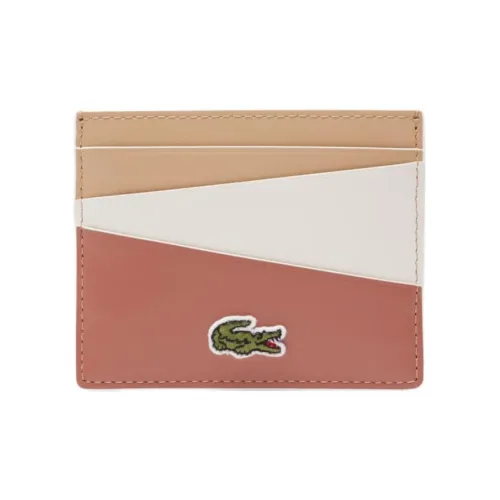 LACOSTE Кожа Картхолдер Унисекс Бежевый