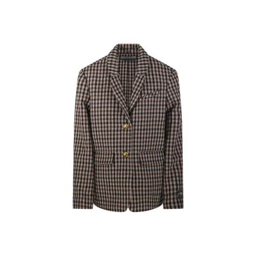 GANNI Темно-коричневый Женские Деловые Костюмы