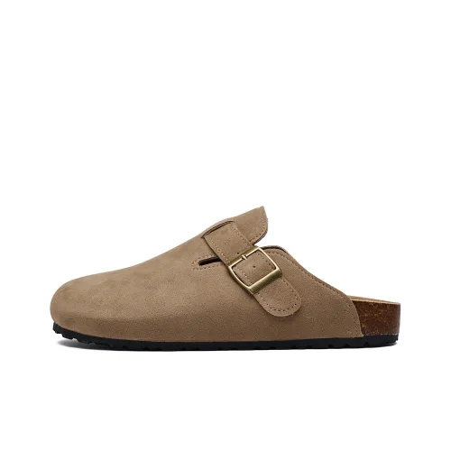 JUMP FISH Резиновая подошва Шов Устойчивый к истиранию Домашние тапочки Унисекс Абрикос