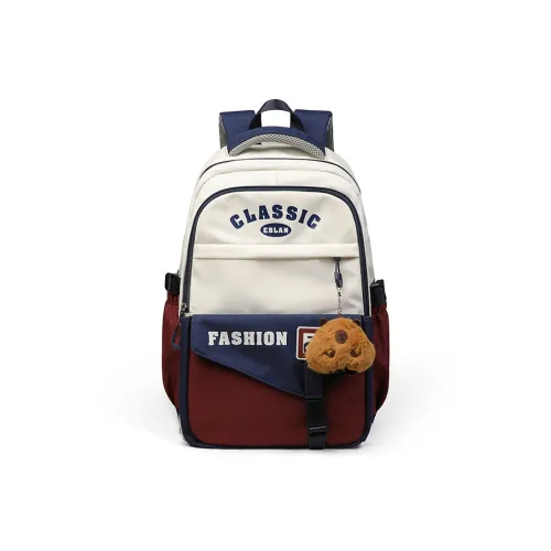 EBLAN Ткань Рюкзак Стандартный Унисекс Бежевый Белый Синий