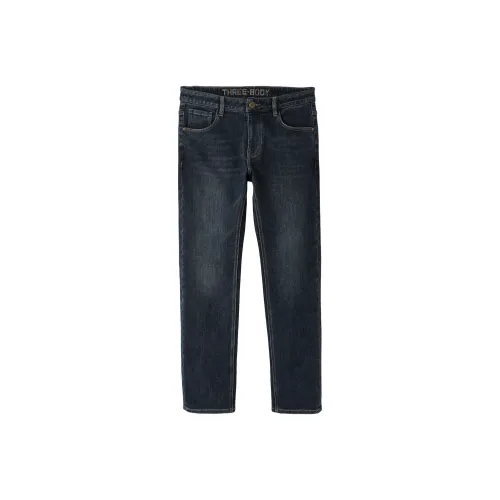 HLA Sportsday X THREE Тело Коллаборация Джинсы Мужской