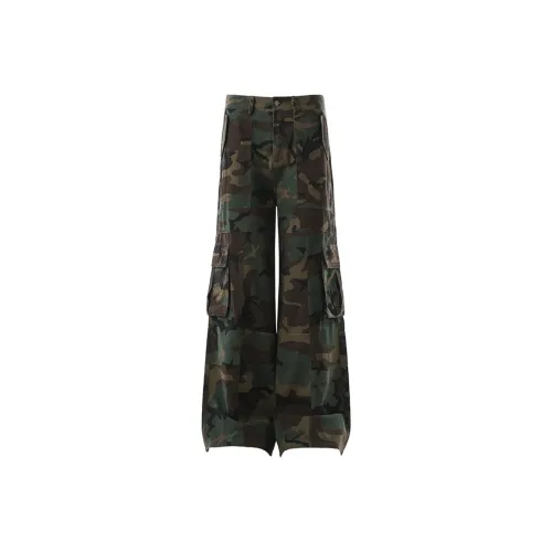 BLANKIN. Камуфляж Унисекс Повседневные Штаны