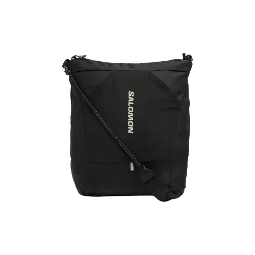 SALOMON Полиамид Водостойкая ткань Сумка через плечо Сумка на плечо Унисекс Черная