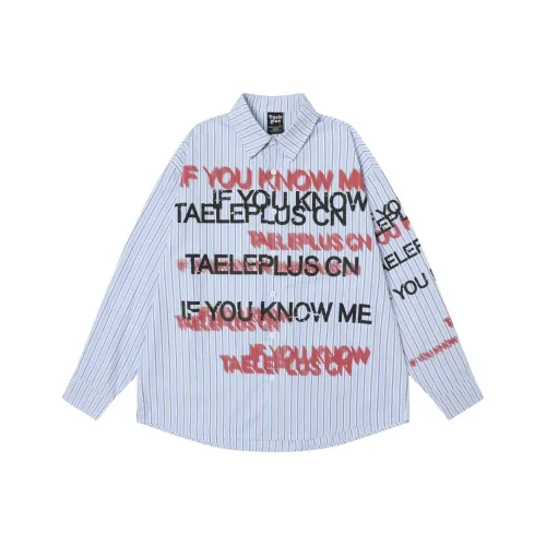 HIPHOPPUNKS Светло-синие мужские рубашки