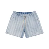 Синий с вертикальными полосами