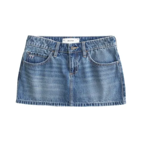 Hollister Джинсовые короткие юбки Женские