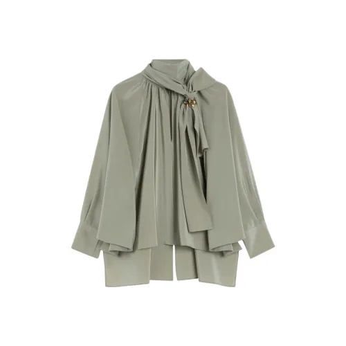 MaxMara Шалфейно-зеленые Женские Рубашки