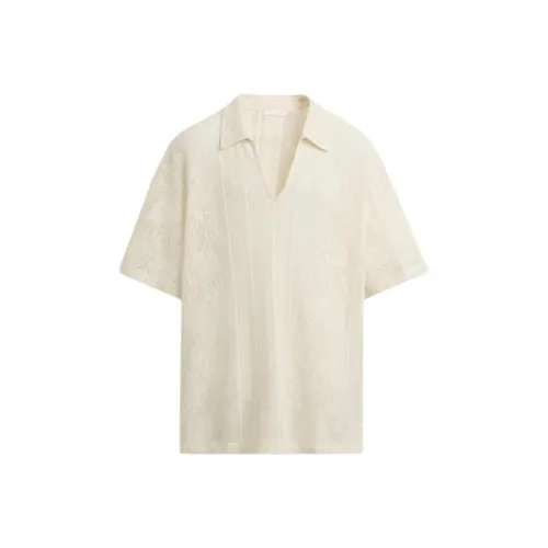 ZARA Белая Мужская Поло