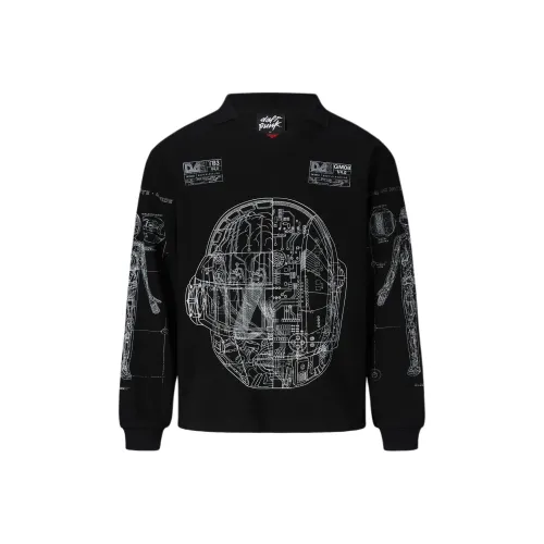 PLEASURES x DAFT PUNK Daft Punk Collaboration SS25 Поло Унисекс