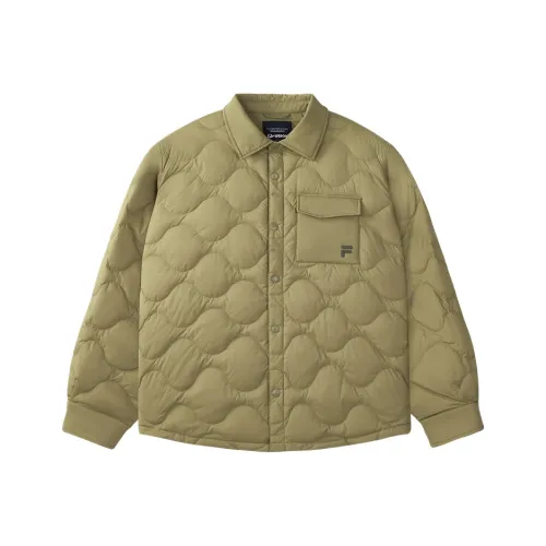 FILA FUSION Пуховик Унисекс Early Осенний зеленый