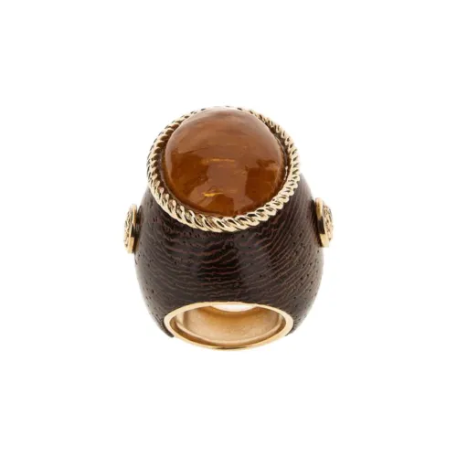 Roberto Cavalli Латунь Кольца Женские Коричневый