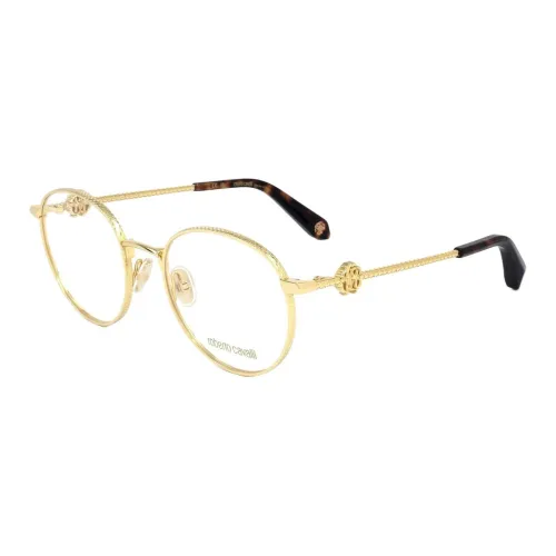 Roberto Cavalli Металл Круглые Оправы для очков Женские Золотые