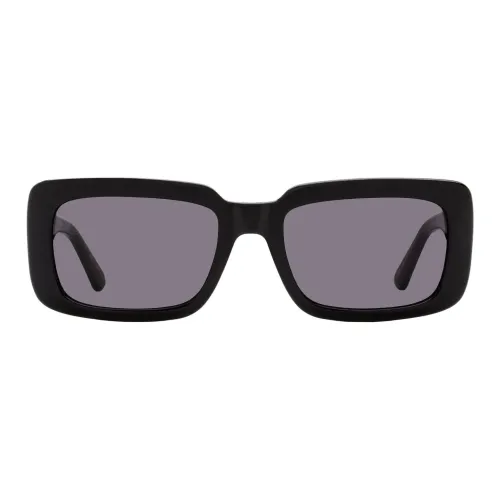 KARL LAGERFELD Ацетат Прямоугольные Солнцезащитные очки Женские Черные