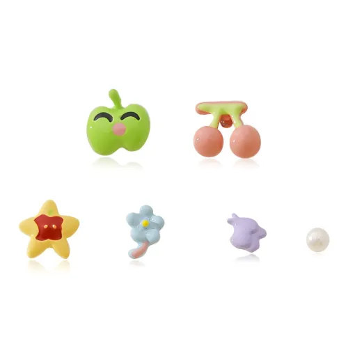 DVNRR Сплав Серьги-гвоздики Женские