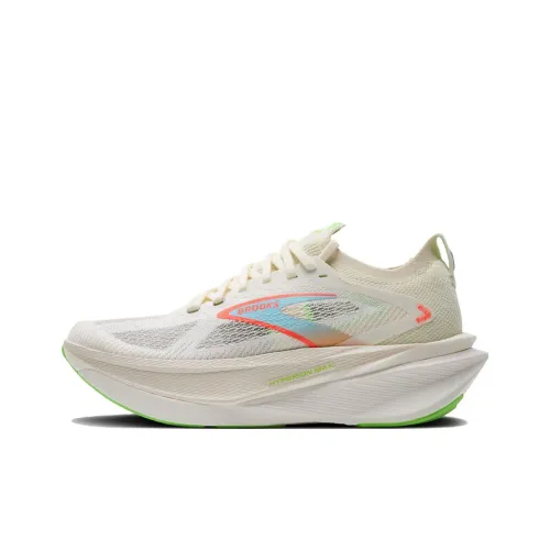 Беги Brooks Hyperion Max 3 Кроссовки Бежевые Женские