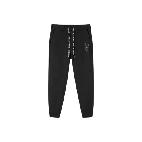 KARL LAGERFELD / Karl Lagerfeld Jeans Черные Мужские Вязаные Спортивные Штаны