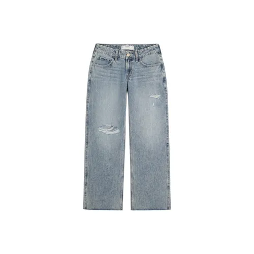 Hollister Blue Women's Jeans Hollister Синий Женские Джинсы