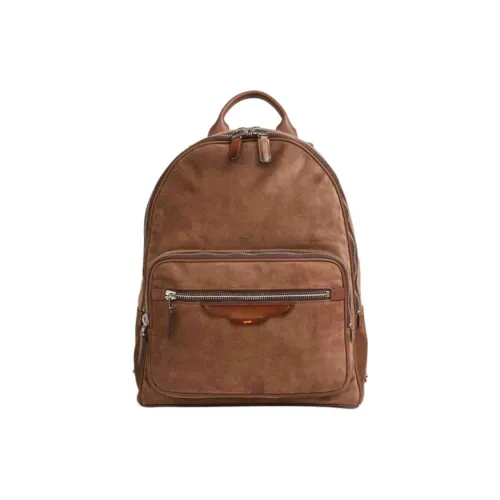 Santoni Рюкзаки Chestnut Men's