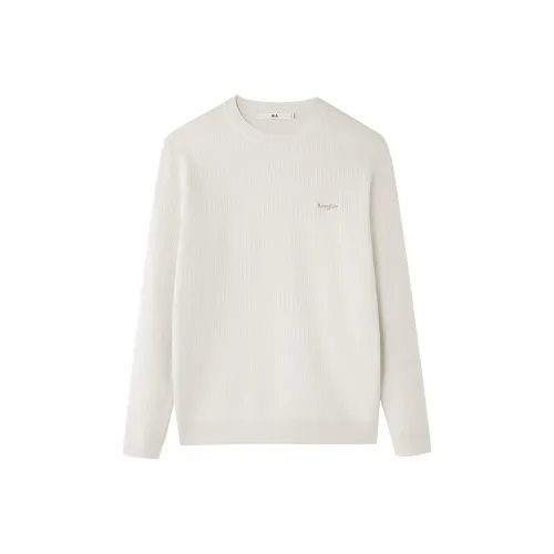 HLA Бежевый Абрикосовый Цветочный C1 Мужской Трикотаж