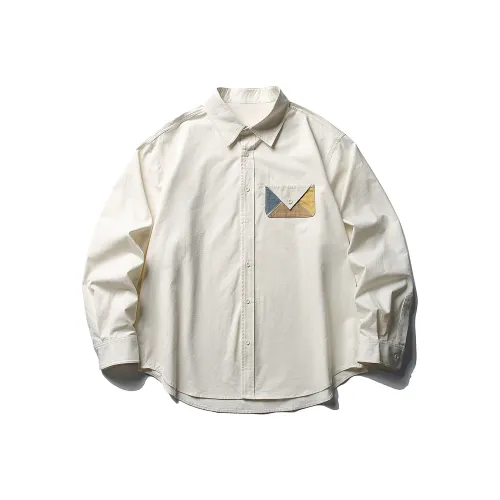 UNDOMAZE Экрю Унисекс Рубашки