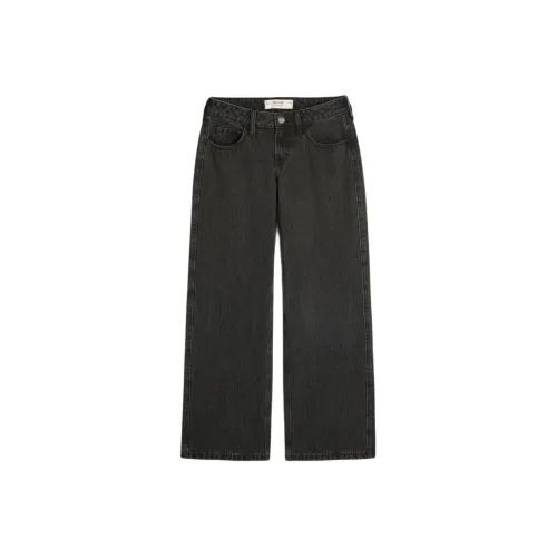 Hollister Черные Женские Джинсы