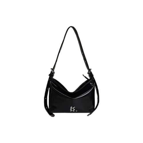 Kenghua Village ПУ (полиуретан) Сумка через плечо сумка на плечо средний размер женский черный