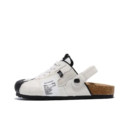 BDED Резина Подошва Домашние Тапочки Женские Белые