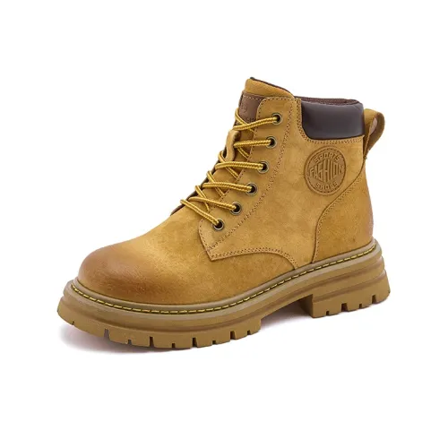 PLO CART Короткий Мартин Boot Унисекс Желтый