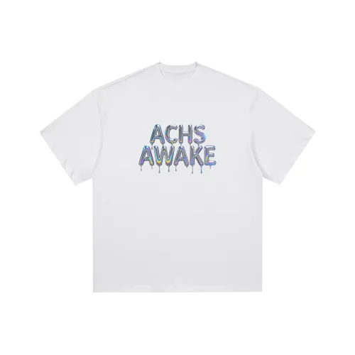 ACHS AWAKE Белый Унисекс T-рубашки