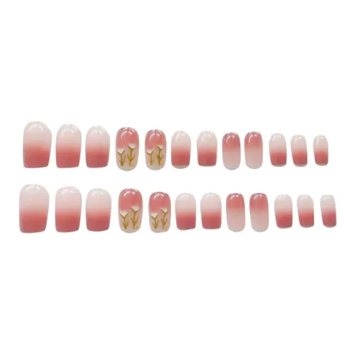 Lulu Candy Desire Искусственный Ногтевой Патч Освежающий Градиентный Ногтевые Стрипы Средний ЛАДДЕР Розовый Градиентный Милый